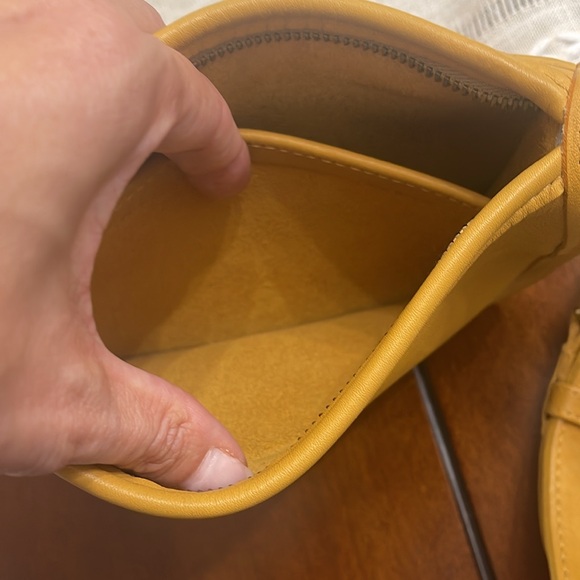 Coach Wendie Vintage Leather Crossbody | Yellow Mustard - Picture 3 of 11